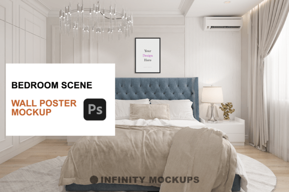Bedroom Wall Frame Mockup Guide