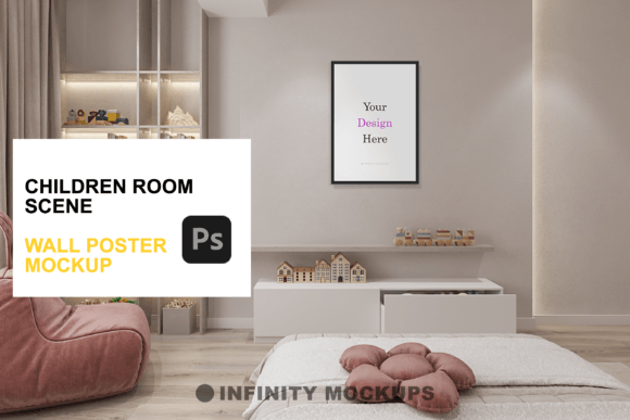 Children Room Canvas Mockup: A Practical Tool for Visualizing Wall Art