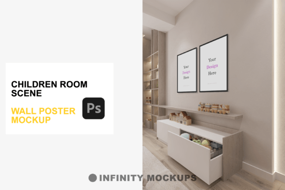 Children Room Poster Frame Mockup: A Practical Evaluation for Designers