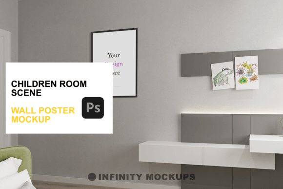 Children Room Wall Poster Mockup Guide