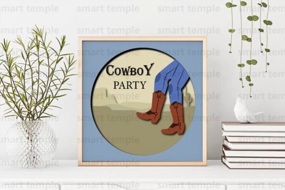 Crafting Depth: The Art and Business of the Cowboy Party 3D Shadowbox