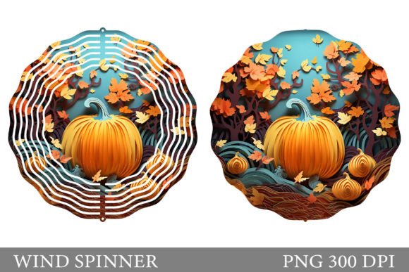Crafting the Perfect 3D Paper Fall Pumpkin Wind Spinner