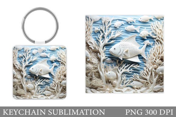 Elevating Personalized Merchandise: The Strategic Value of 3D Fish Square Keychain Sublimation