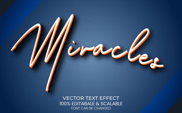 Elevating Visual Identity with the Miracles 3D Style Editable Text Effect