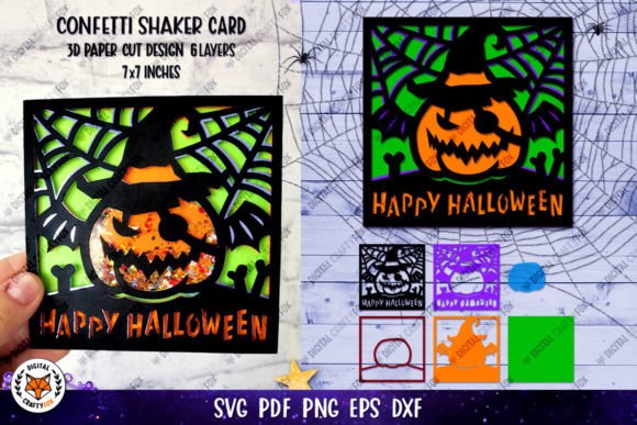Halloween Pumpkin Card Confetti Shaker: A Practical Guide to 3D Paper Crafting