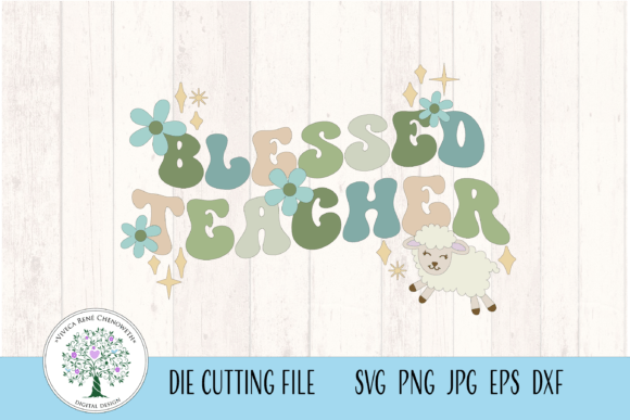Integrating the Retro Blessed Christian Teacher Shirt Design into Your Creative Workflow