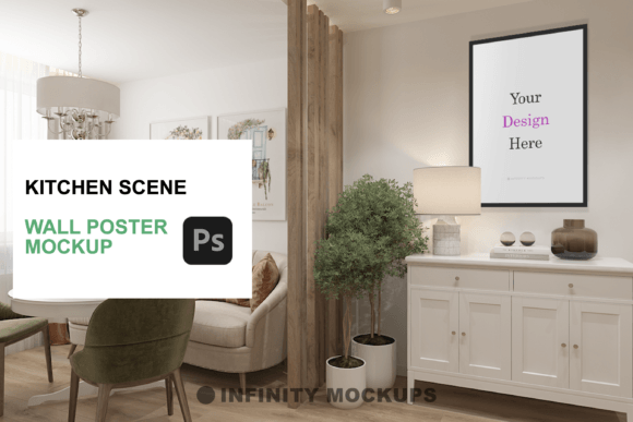 Kitchen Canvas Mockup: Elevating Your Art Presentation with Precision