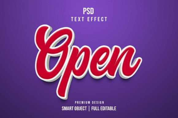 Master the Open 3d Text Effect