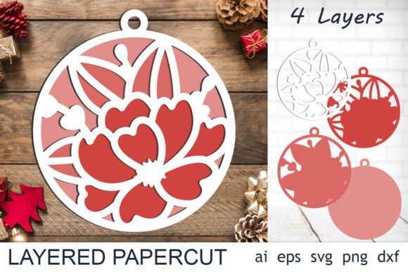 Mastering Christmas 3D Layered Ornament SVGs