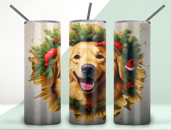 Mastering the 3D Christmas Cute Dog Tumbler 20oz Png for Modern Crafting