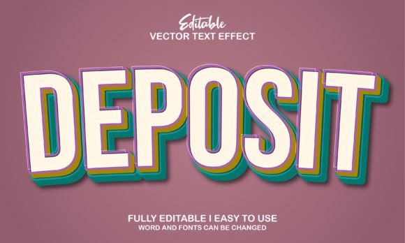 Mastering the 3D Deposit Editable Text Effect Style for Modern Design