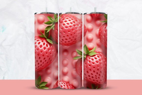 Mastering the 3D Strawberry Tumbler Wrap for Professional Results