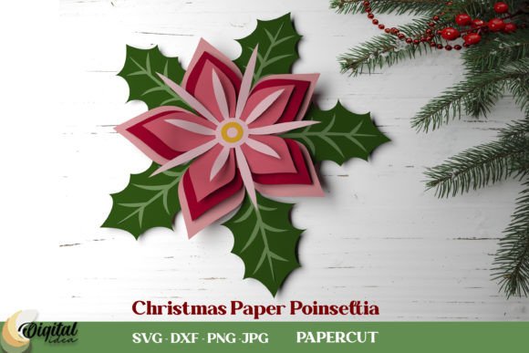 Mastering the Art of Flower Paper Christmas Poinsettia Designs