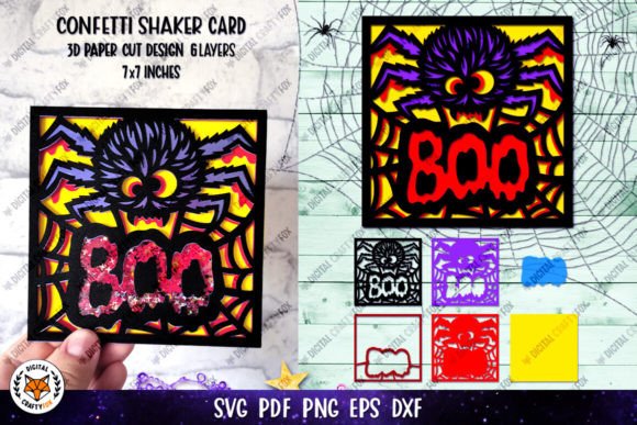 Mastering the Halloween Spider Card Confetti Shaker for Handmade Greetings