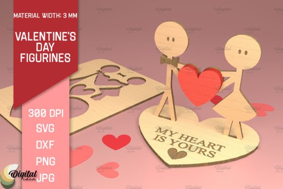 Mastering Valentine s Day Figurines. 3D Laser Cut for Professional Results