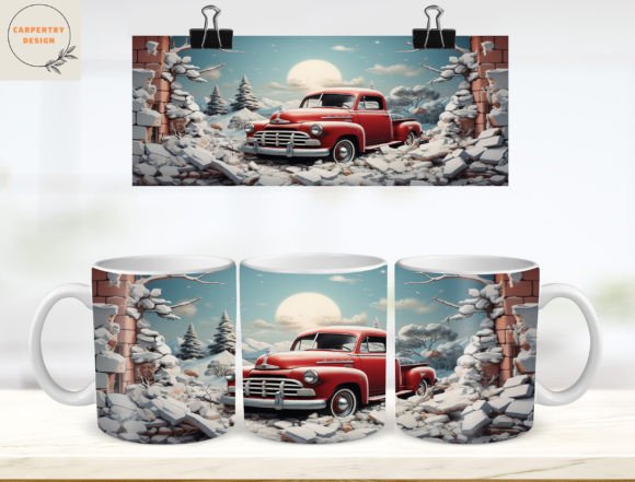 Mastering Your 3D Farm Truck Christmas Tumbler Mug Png for Flawless Sublimation