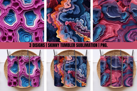 Transforming Plain Drinkware with the 3D Geode Tumbler Wrap