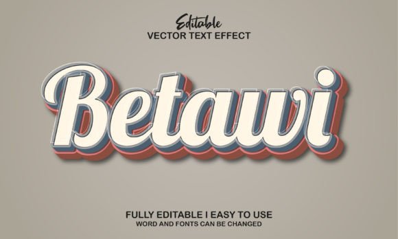 Unlocking the Potential of 3D Betawi Editable Text Effect Style